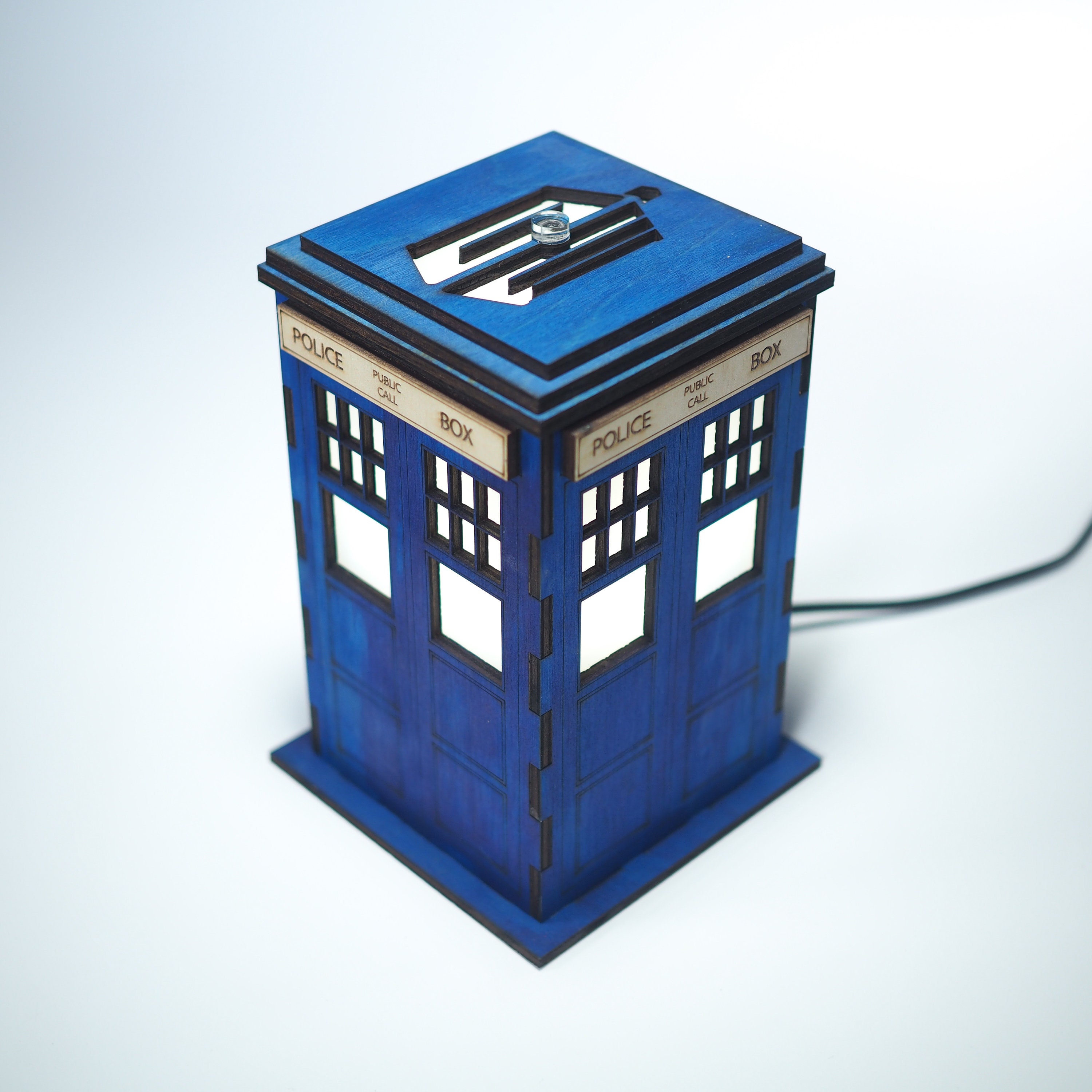 Doctor Who Tardis Vinyle Horloge Murale Home Art Decor cadeaux d'anniversaire 