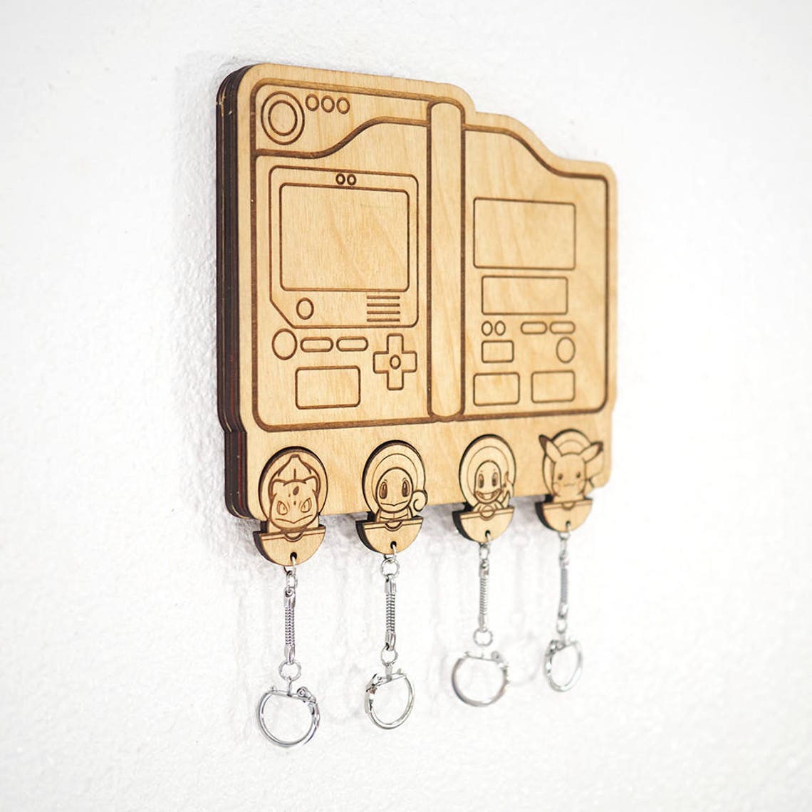 Pokemon Key Holder Pokedex Corte láser y soporte de llave Etsy