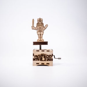 Personalized custom song music box The Nutcracker Tchaikovsky wooden unique gift for him her handmade collectible Made in USA