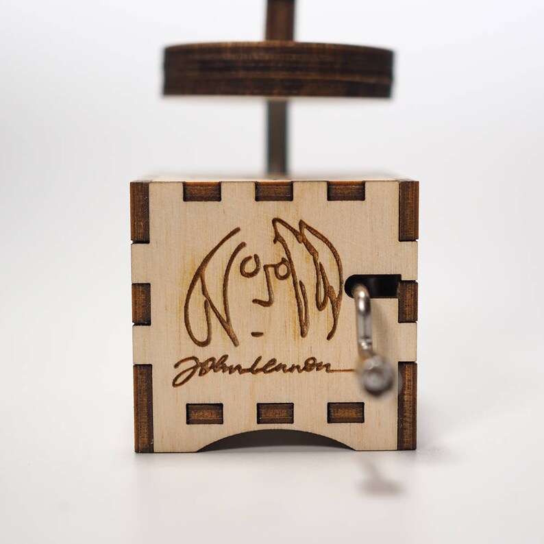 John Lennon Music Box Imagine Personalized engraved gift. Etsy