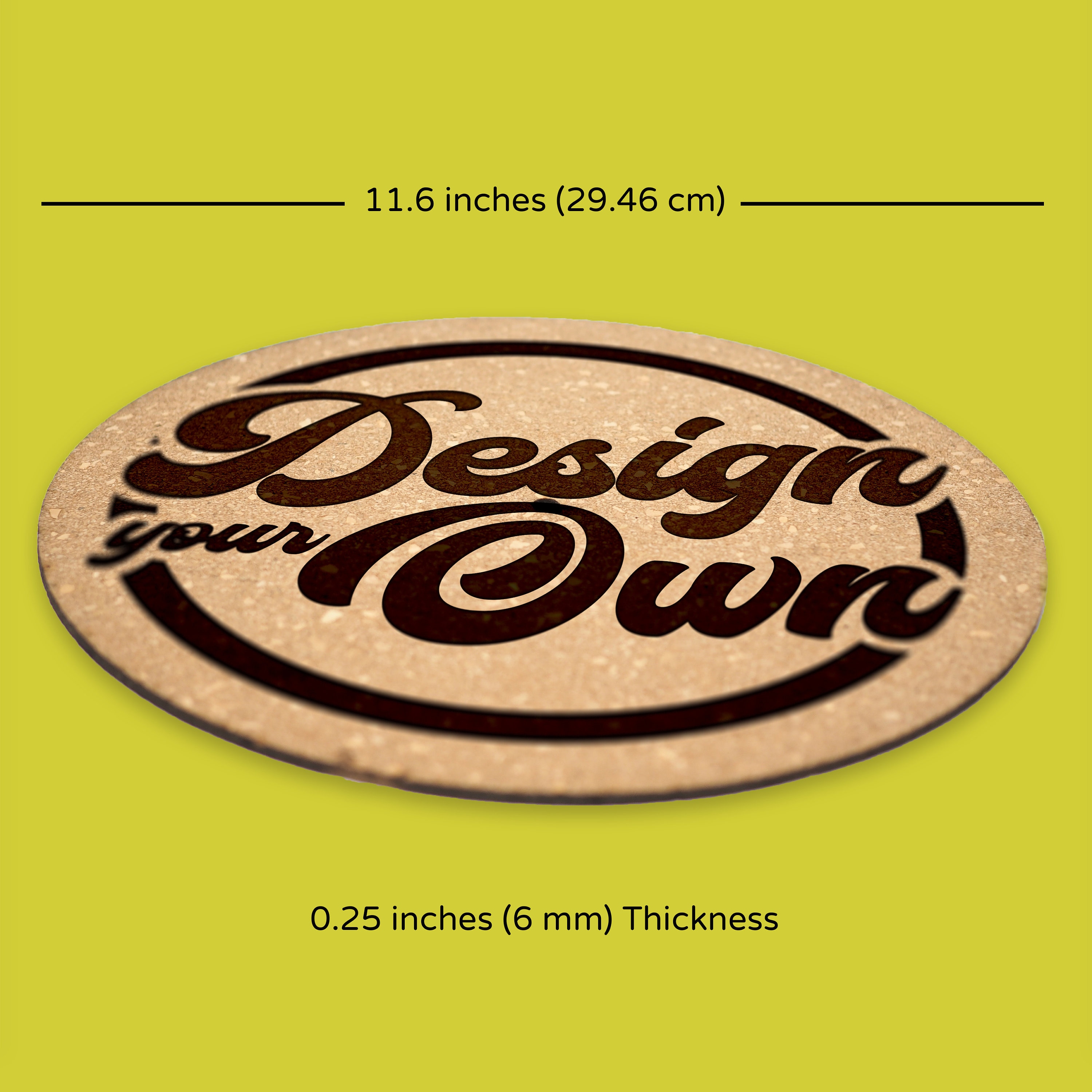 Premium Turntable Slipmat Design Your Own Custom Cork Mat Etsy