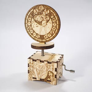 Personalized custom song music box Pocahontas Color Of The Wind wooden unique gift for him her handmade collectible Made in USA
