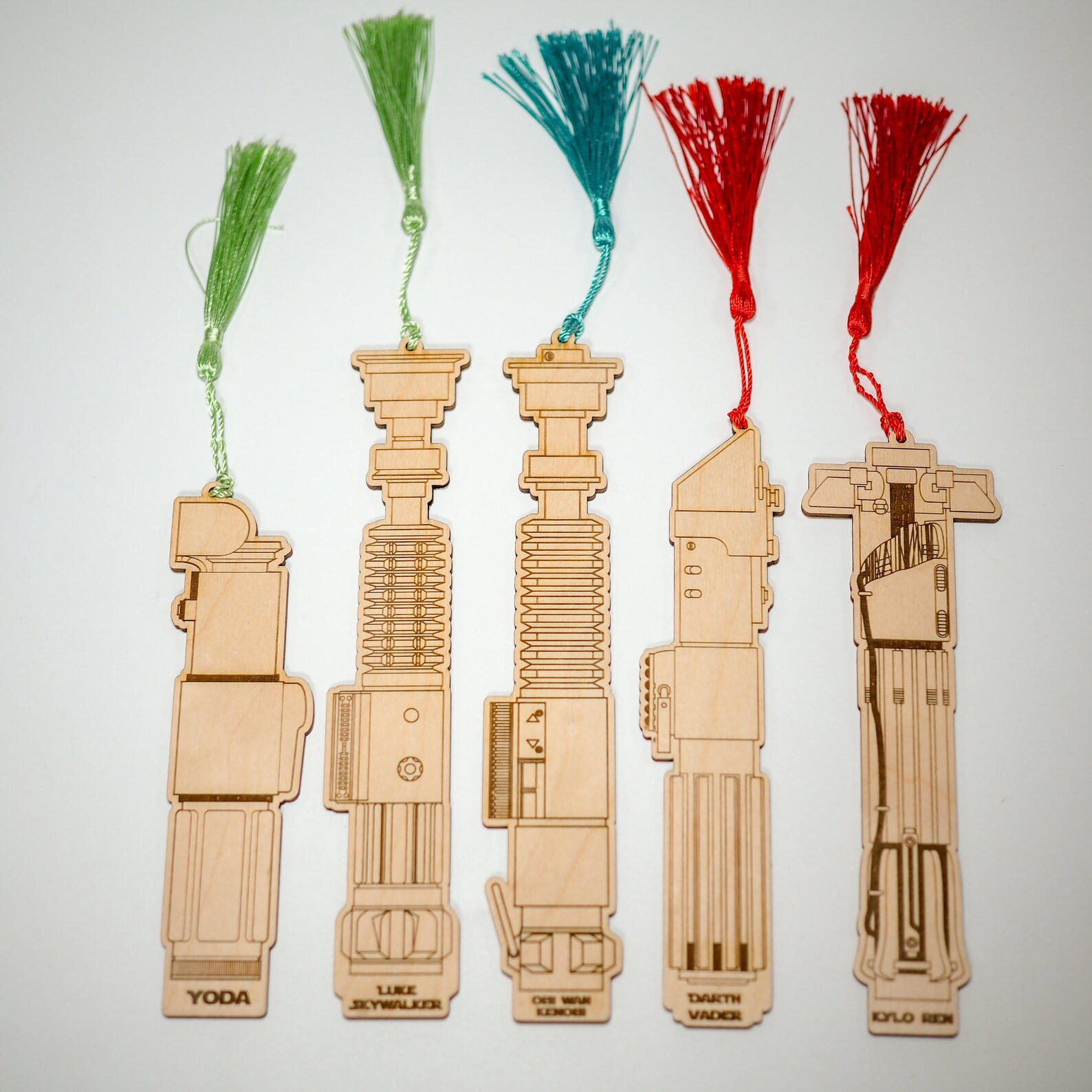 Star Wars Bookmarks Lightsabers Bookmark Set Etsy