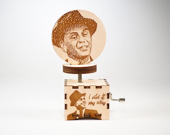 Custom music box Frank Sinatra My Way  Made in USA