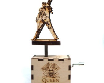 Custom music box Queen Crazy Little Thing Called Love  Made in USA