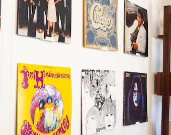 Vinyl Record Shelf | Album Wall Mount Display