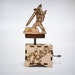 The Legend of Zelda wooden music box Song Of Storms unique personalized custom gift for him her handmade hand cranked collectible 