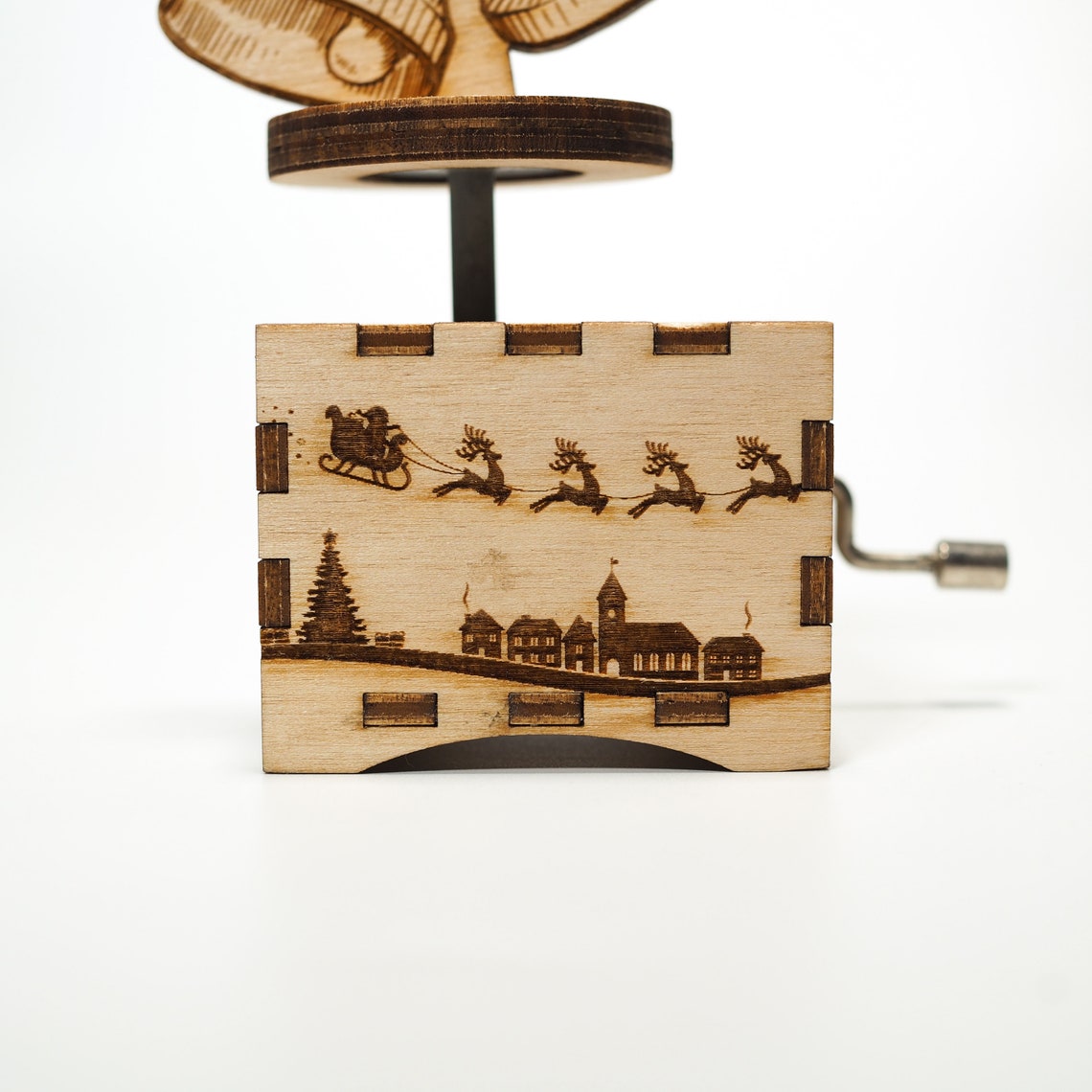 Christmas Music Box Jingle Bells Personalized engraved Etsy