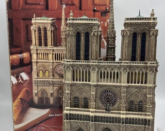 Vintage Department 56 Churches of the World ~notre Dame Cathedral