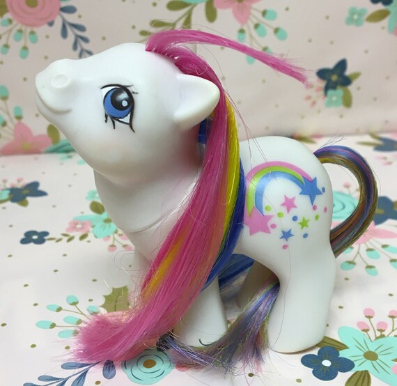 Vintage My Little Pony Baby Starbow Rainbow Pony Etsy