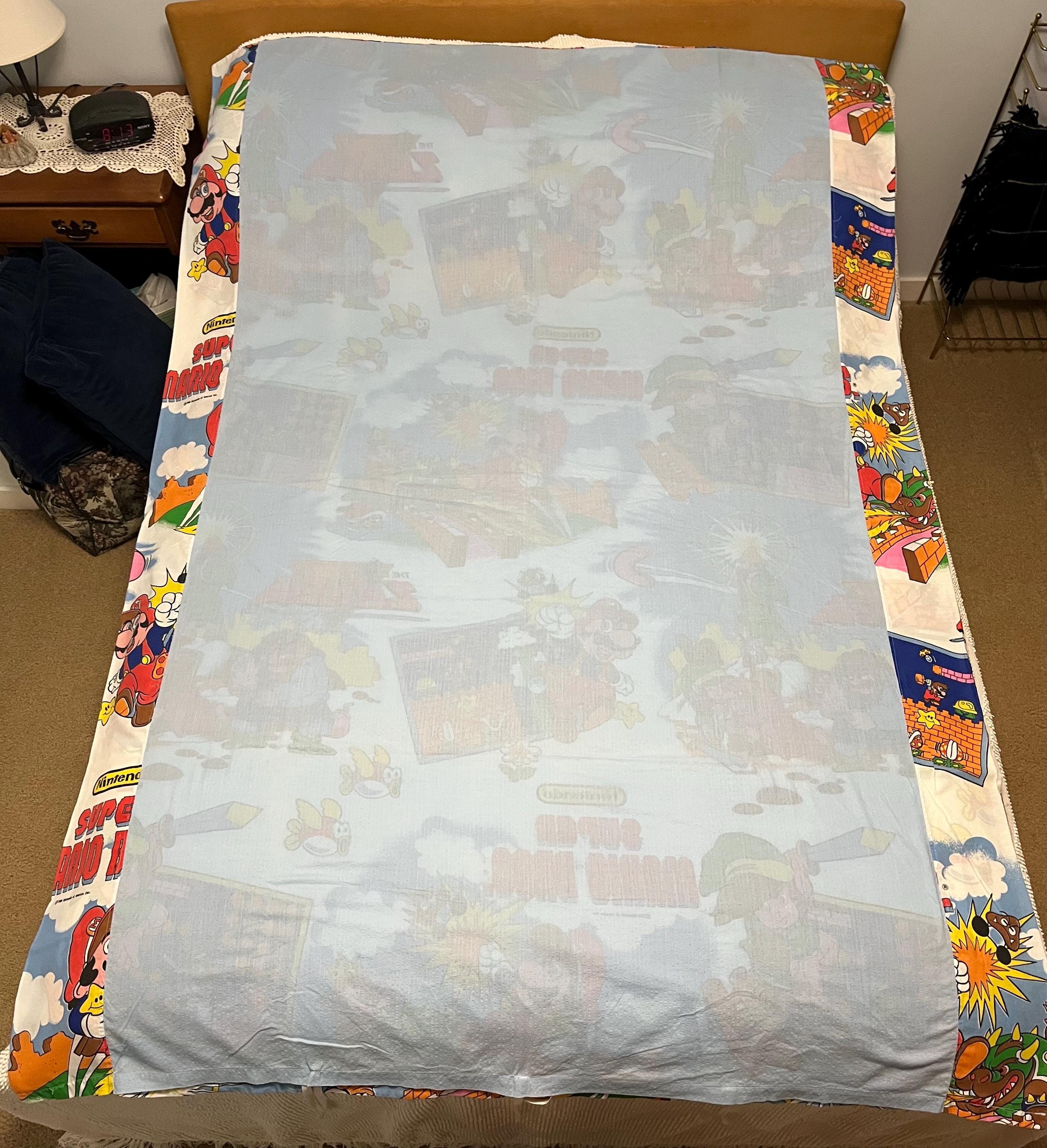 専用⭐︎任天堂マリオ　ゼルダの伝説　ビンテージシーツ Vintage Nintendo Super Mario & Legend of Zelda Twin Bedding Set ~1