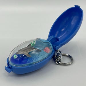 Vintage 1993 Takara Pocket Critters Dolphin World Keychain ~ It