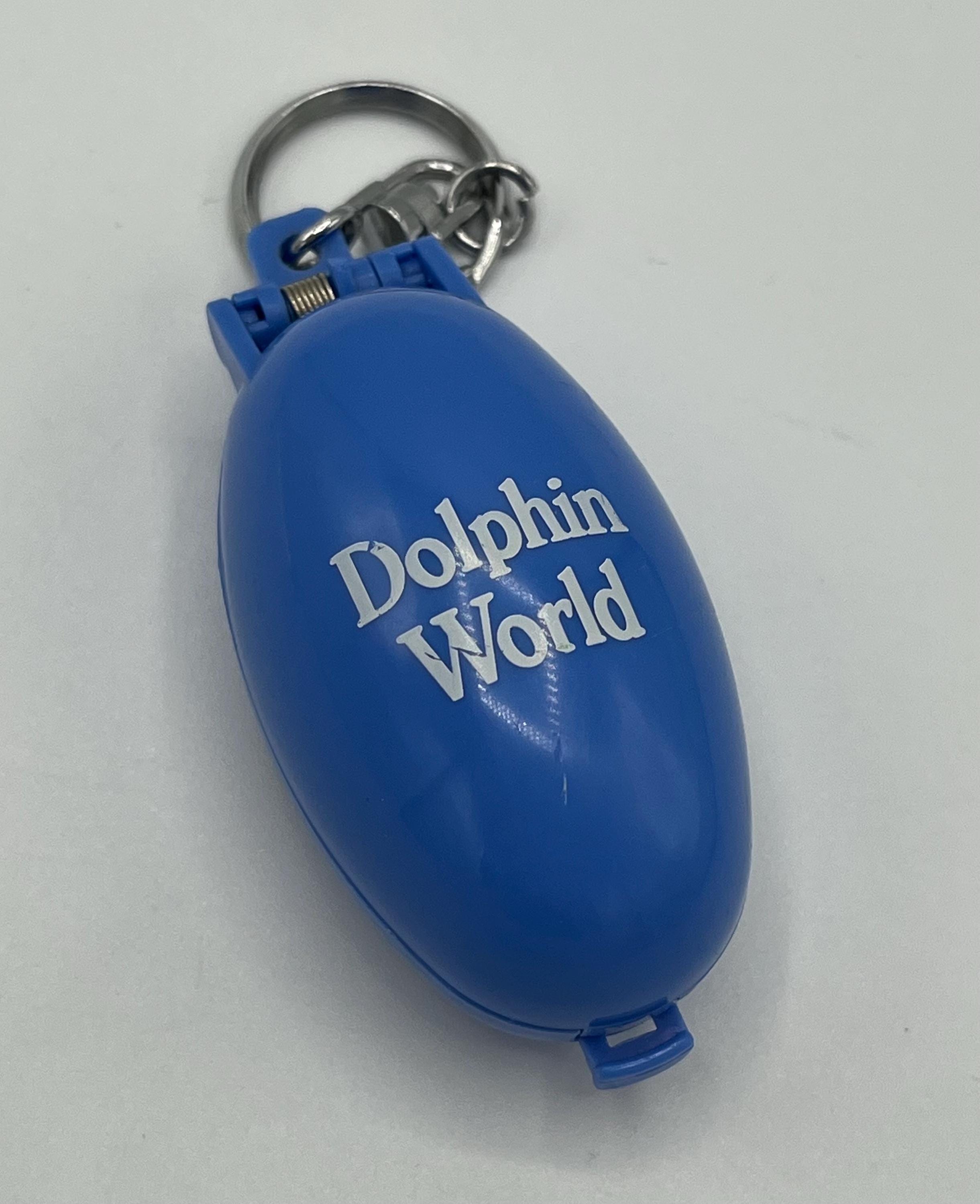 Vintage 1993 Takara Pocket Critters Dolphin World Keychain ~ It