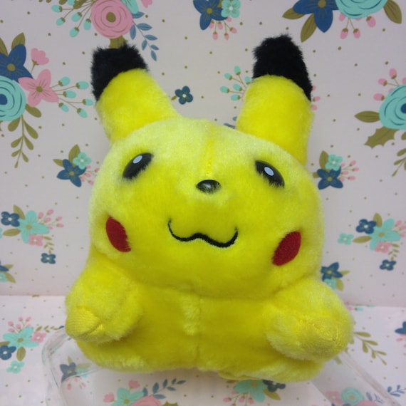 furry pikachu plush