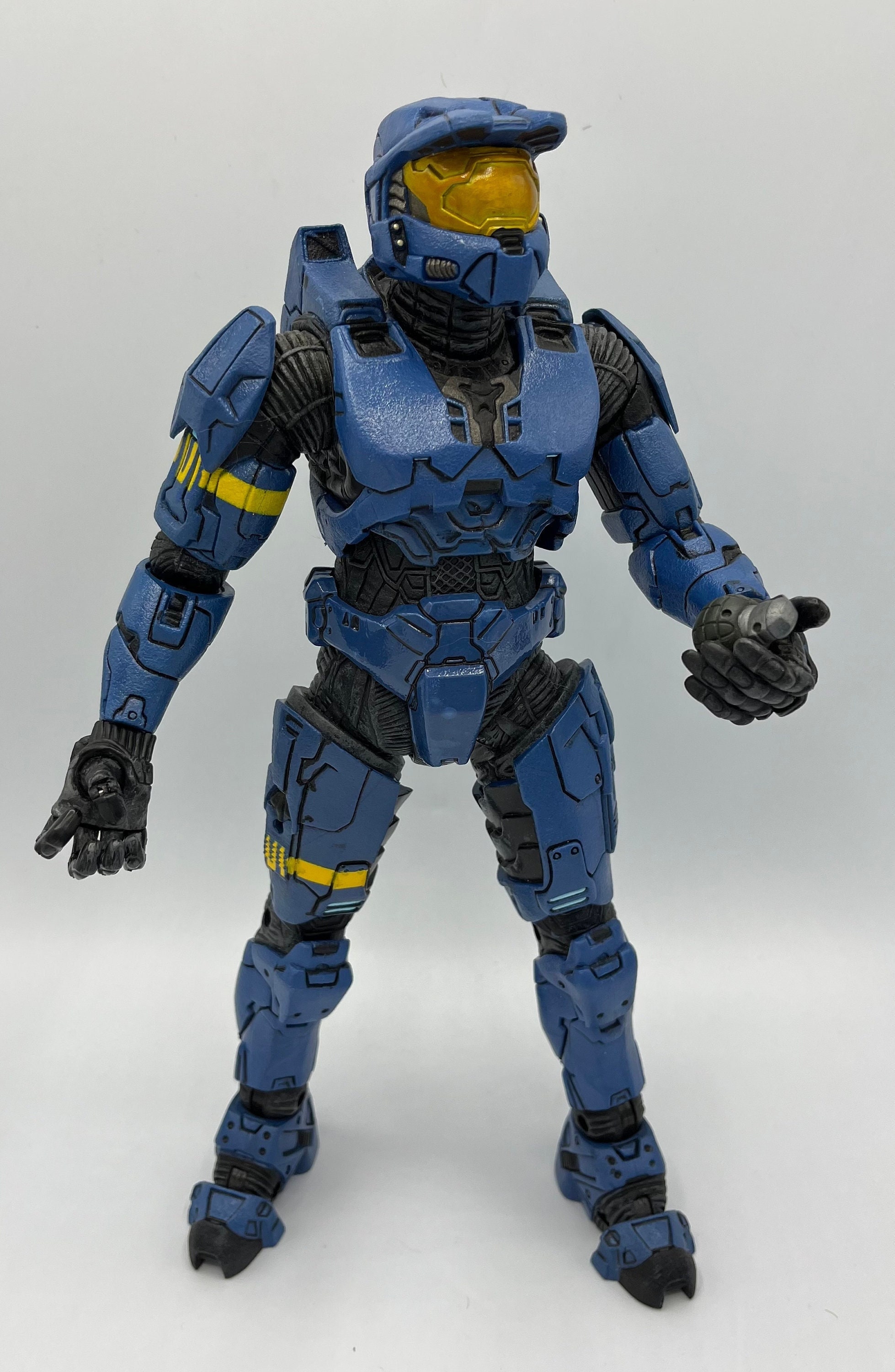 Halo 3 Mcfarlane Mark VI Blue Spartan Soldier 12