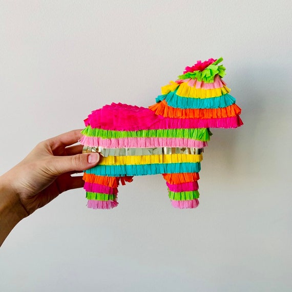 Mini Donkey Piñata 3 Fiesta Party Favors Decorations Cinco De Mayo Mexico Wedding Set Of