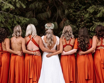 convertible bridesmaid dress etsy