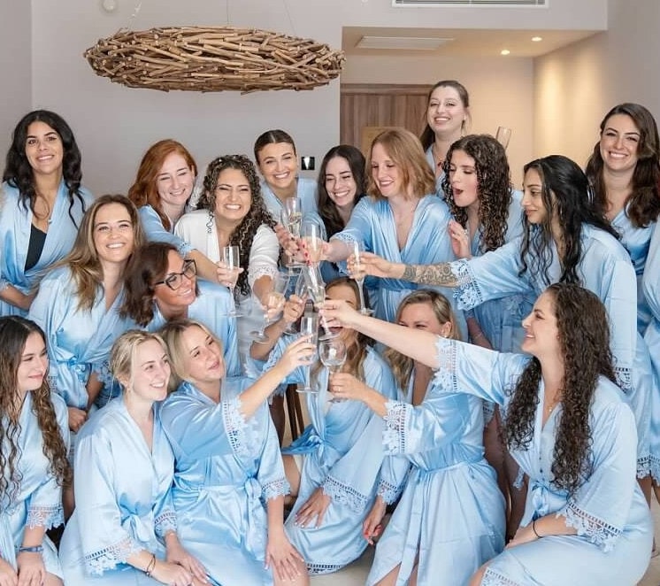Satin Bridesmaid Robes Set