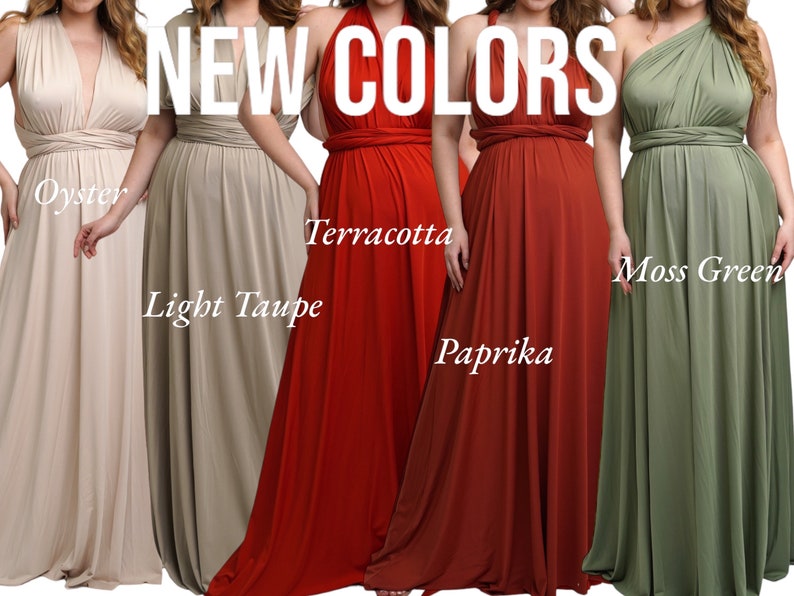 NEW COLORS Bridesmaid Dress Infinity Dress Floor Length