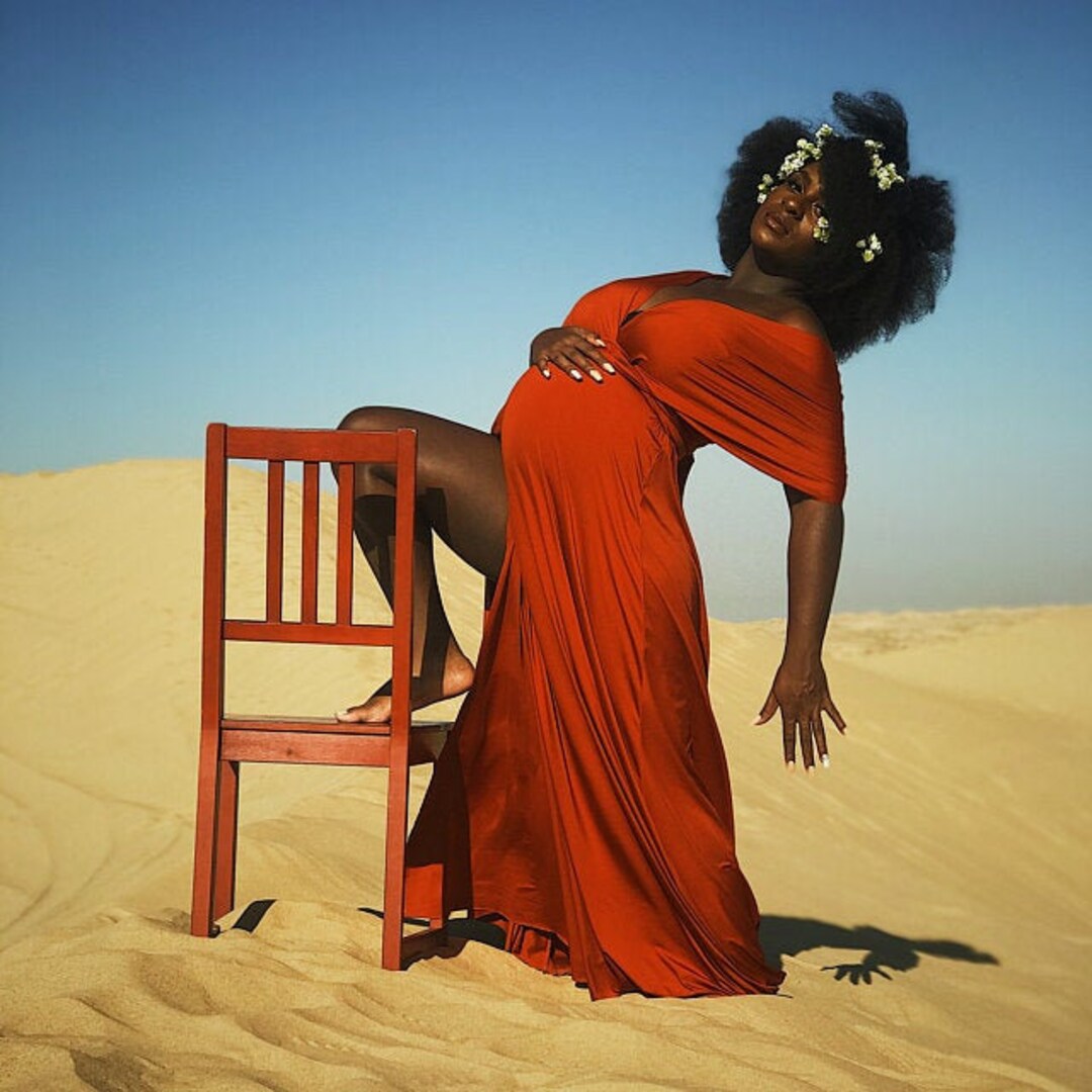 Rust Maternity Dress Convertible Dress Burnt Orange Dress - Etsy