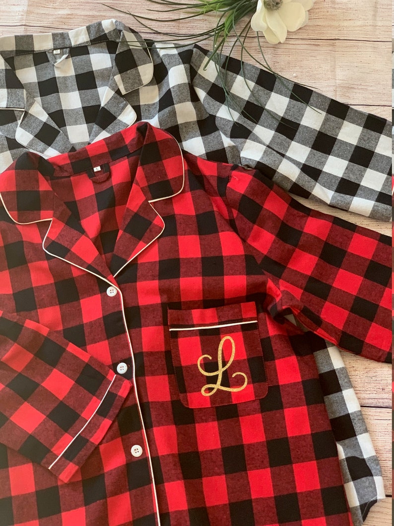 Flannel Bridesmaid Shirts, Bridal Party Gifts, Bridesmaid Flannel, Bride FlannelDiscount for Multi Orders, Please message us image 10