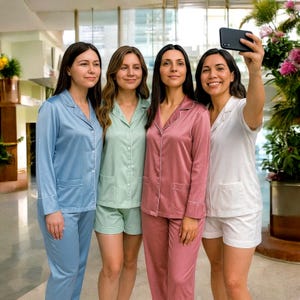 SET of 4 5 6 7 Bridesmaid Pajamas | Bridesmaid PJ Set | Bridesmaid PJs | Bridesmaid Proposal Gift | Maid of Honor Gift | Bridesmaid Pajamas
