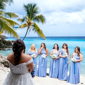 Pale Blue Bridesmaid Dress Etsy Australia