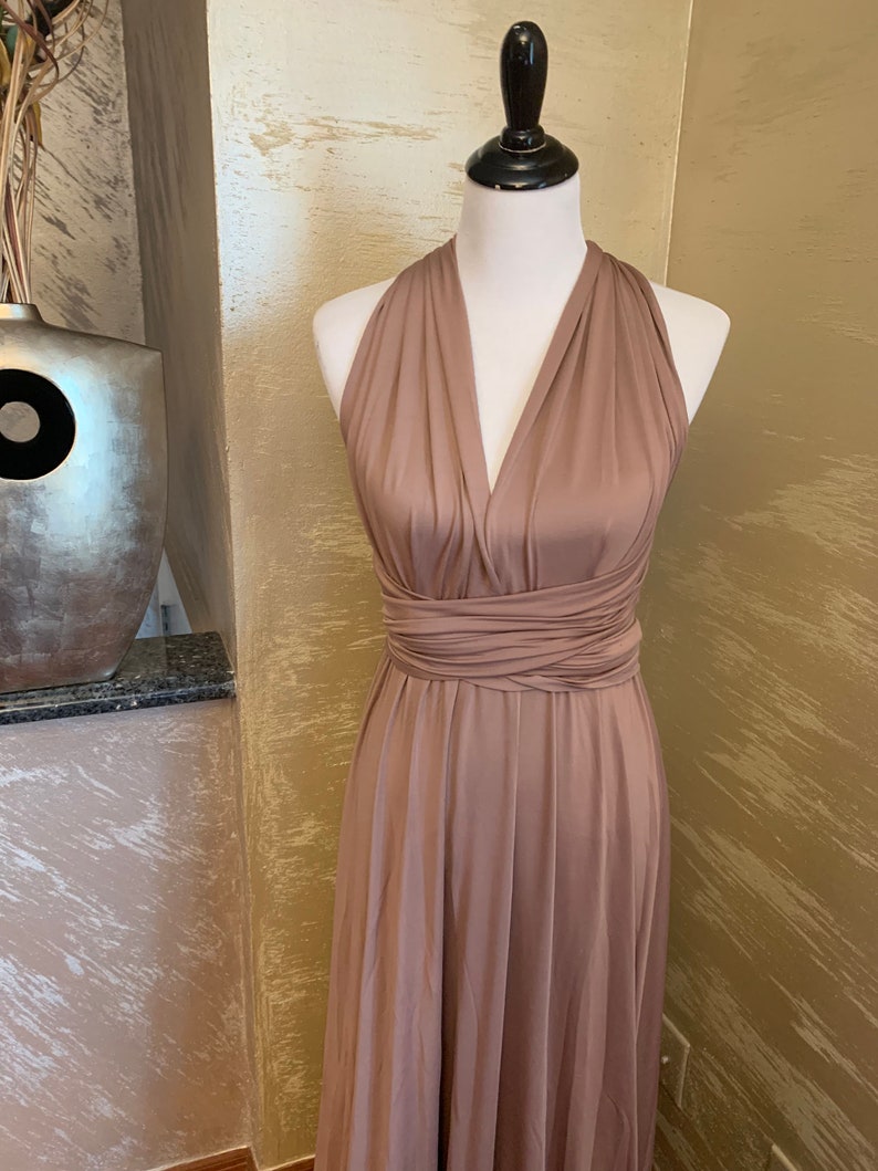 Rosewood Bridesmaid Dress Mauve Infinity Bridesmaid Dress | Etsy