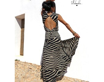 ROBE JUPE MULLET... Robe Maxi Transformable... Robe Maxi boho, robe dos nu, robe slim, robe ibiza, robe de soirée,