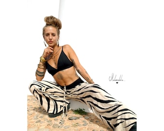 FRUNGE PANTS...women's pants, straight pants, wide leg pants, pants with pockets, pants with elastic, ryon pants