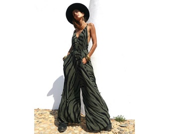 ROBE LONGUE TRANSFORMABLE...avec poches...robe boho, robe ibiza, robe de mariée, robe de soirée, robe asymétrique, glamour, robe