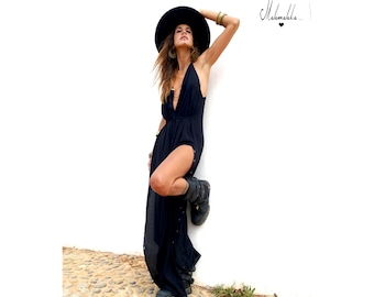 MULLET T DRESS...Transformable Maxi Dress...Maxi boho dress, backless dress, elegant dress, ibiza dress, party dress