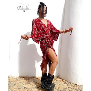 KIMONO HOOD JACKET...removable hood,  boho kaftan, boho kimono, dress kimono, hooded kimono, tribal kimono, festival kimono, bohemian kimono