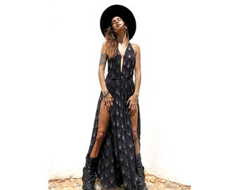 MULLET T DRESS...Transformable Maxi Dress...Maxi boho dress, backless dress, elegant dress, ibiza dress, party dress