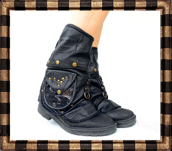 ◆KOMOREBI MUSEUM◆ Handmade buckle ankle boots I Black KM11 MUSINSA | KOMOREBI MUSEUM KM110 Handmade Buckle Ankle Boots