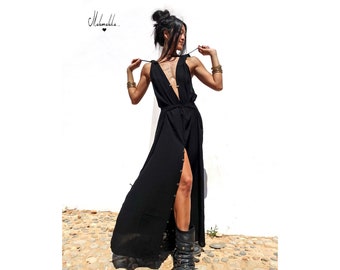 ROBE JUPE MULLET... Robe Maxi Transformable... Robe Maxi boho, robe dos nu, robe slim, robe ibiza, robe de soirée,