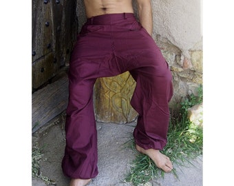 TROUSERS Unisex,Trousers with Pockets, Comfortable Trousers, Psytrance, Hippie Trousers, Drop Crotch Trousers, Bagg Trouser