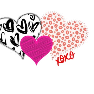 xoxo love file digitali svg