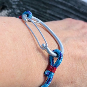Silver Carabiner Bracelet