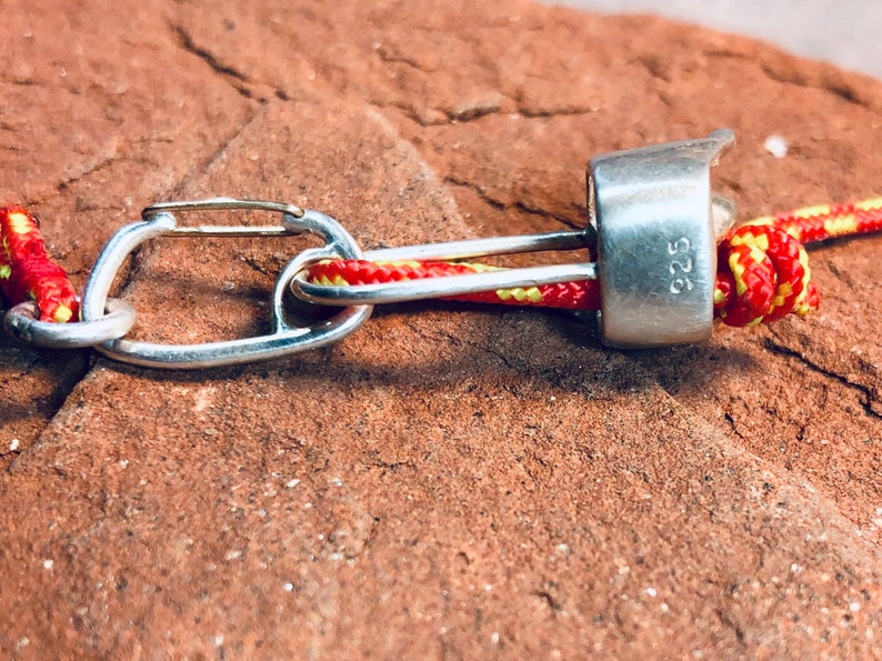 Rock Climbing ATC Belay Device With Carabiner Clasp Necklace Etsy