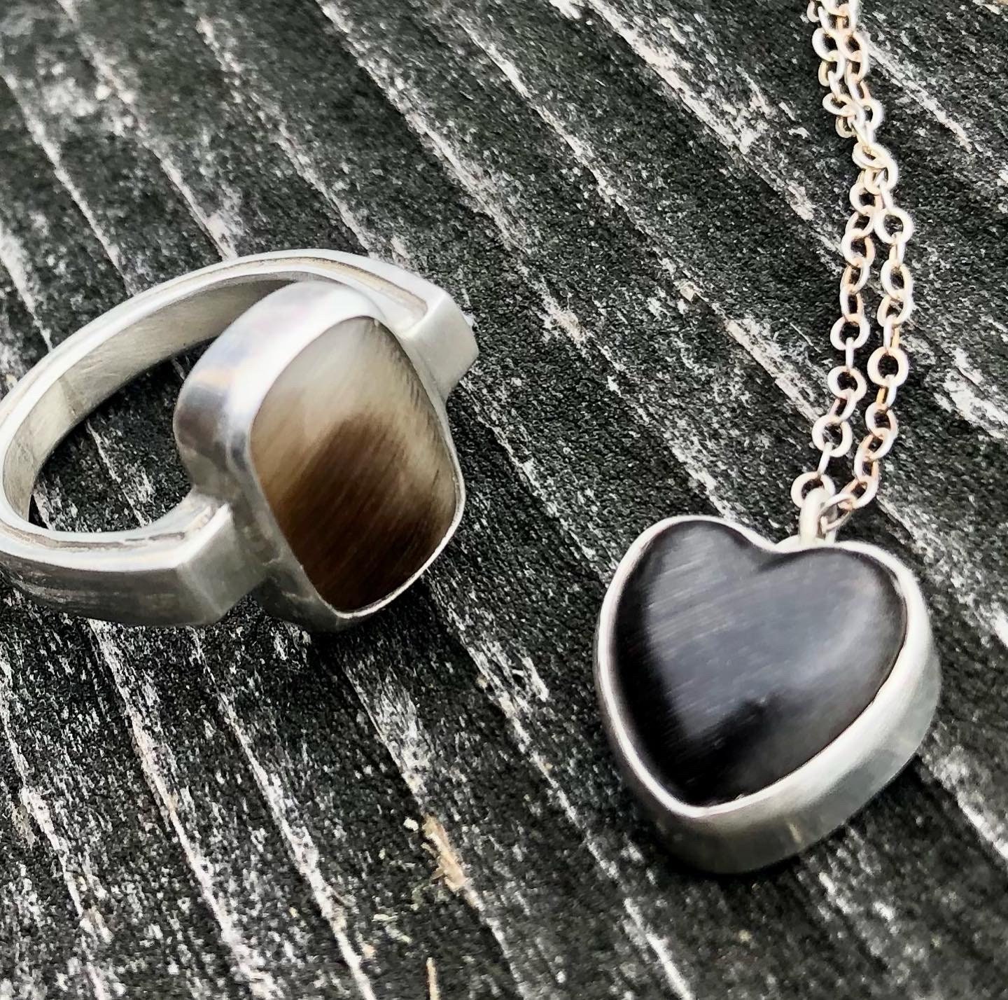 【STONEHENgE】Luv-it〜Silver Heart Horse Hoof Necklace H0179 STONEHENgE】Luv-it〜Silver Heart Horse Hoof Necklace H0179