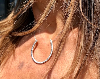 Silver Horseshoe Necklace