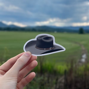 Cowboy Hat Waterproof Sticker