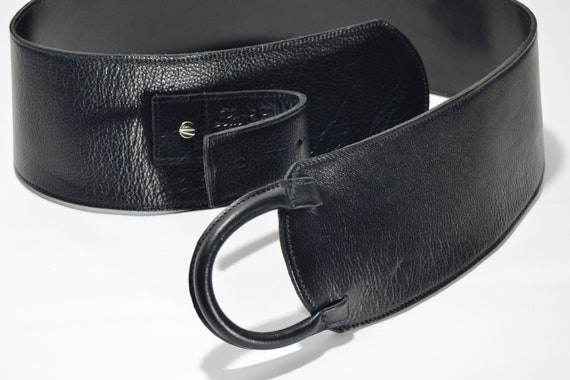 Black Obi Style Belt | Waist Belt | Corset Style Belt