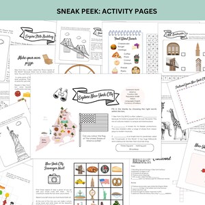 NYC Scavenger Hunt Surprise Trip Reveal Kit Personalized Kids Travel ...