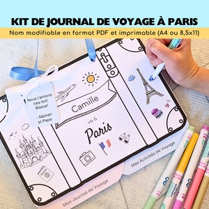 Kit Mon carnet de voyage