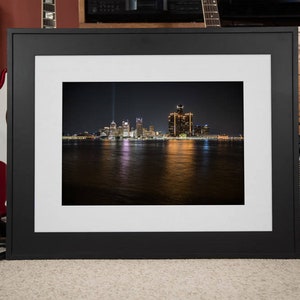 Detroit Skyline, Fine Art Photo Print for Home or Office Decor
