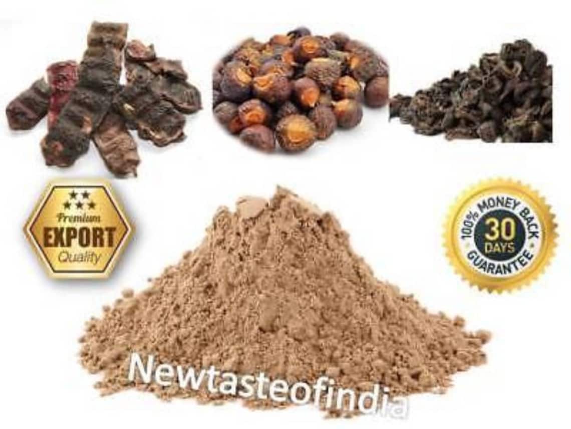 Organic Reetha Amla Shikakai Mix Powder Hair Growth Dandruff Etsy