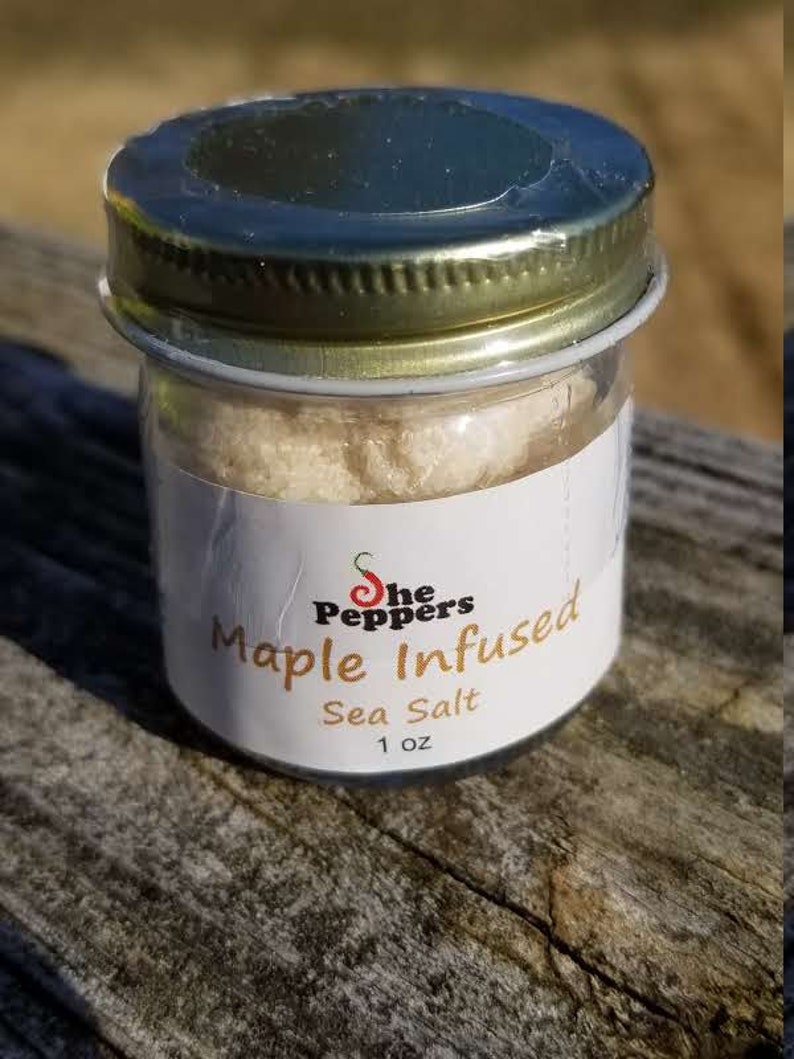 Maple Salt Maple Infused Sea Salt - Etsy