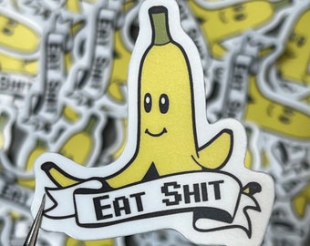 Banana Vinyl Sticker Mario Kart Nintendo